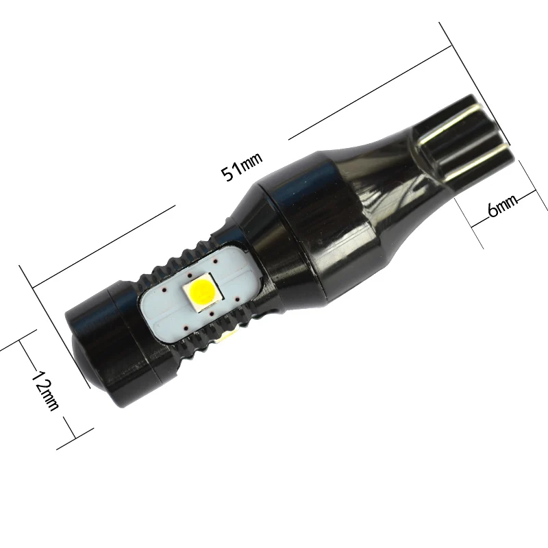 Высокая мощность от 12 В до 24 W16 Вт T15 Canbus без ошибок 6 светодиодов SMD 3030 0 36 А клиновая