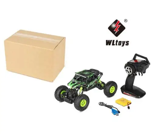 Without Original Box Wltoys 18428-B 1:18 Масштаб RC автомобиль 4WD RC багги RTR альпинист автомобиль внедорожный пульт дистанционного управления автомобиль радио управление отличная мощность RC Гусеничный - Цвет: Without Original Box