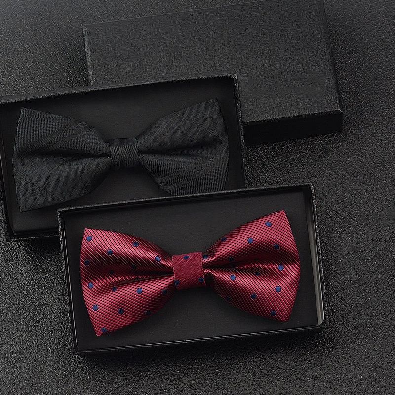 

Мужские галстуки-бабочки в горошек, модные однотонные галстуки-бабочки для свадьбы, вечеринки, мужские галстуки-бабочки с подарком, хит про...