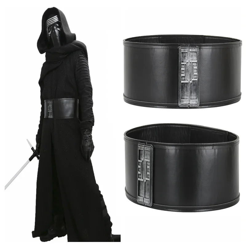 1 шт. Star Wars Kylo Ren пояс Костюмы и аксессуары мужские пояса ПУ Регулируемый джедай убийца Косплэй Ремни реквизит
