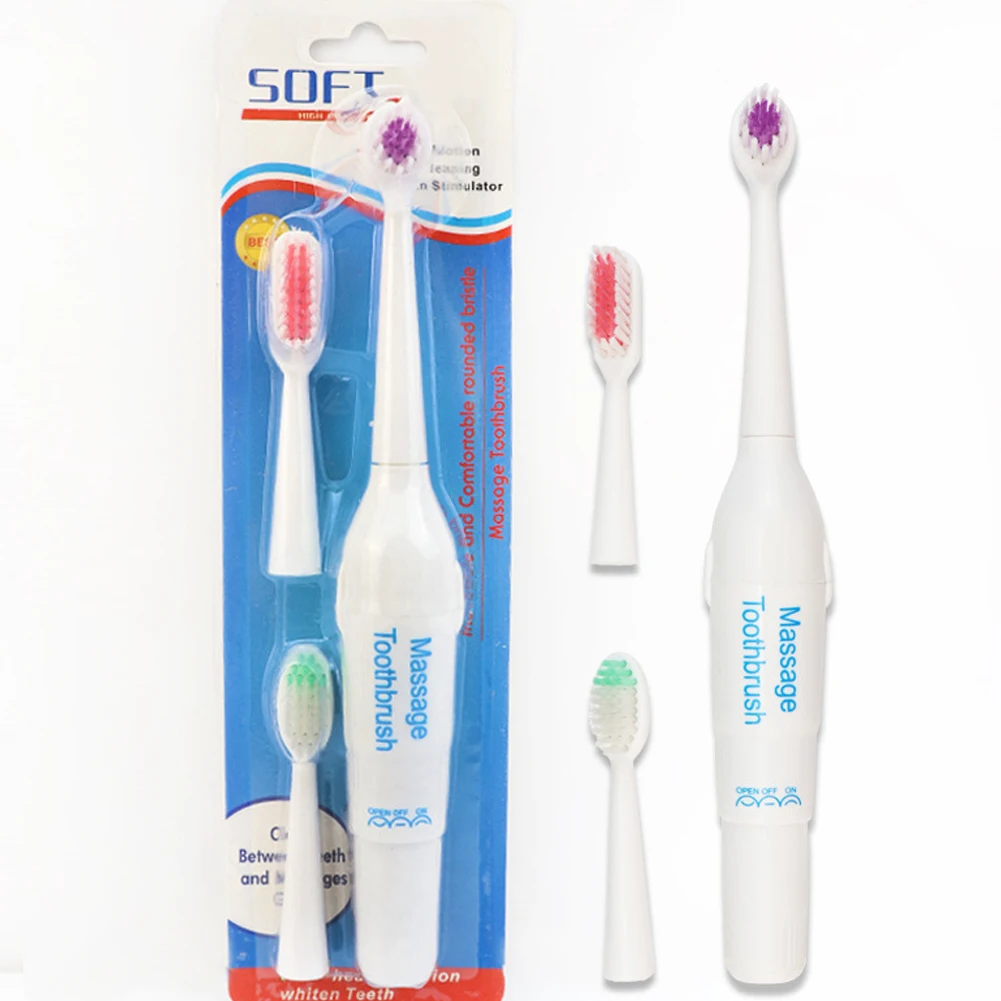 Kids Electric Toothbrush Smart With Led Lights 2 Replacement Brush Heads For 2-5 Years Baby Toddler Children - Random | Красота и