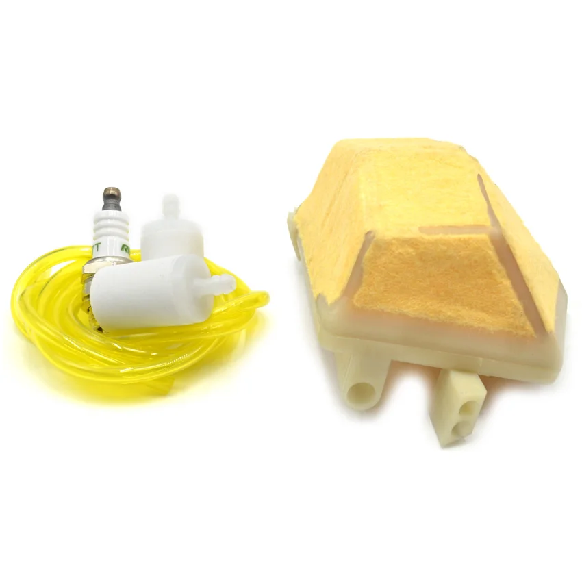 Бензопила газовый воздушный фильтр фетр очиститель с Масляный шланг свечей