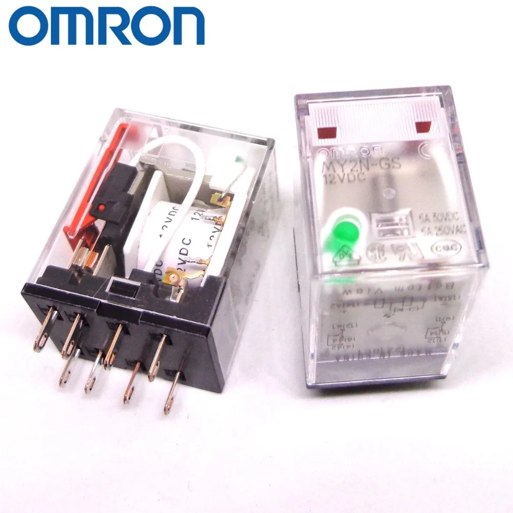 5 шт. OMRON Реле MY2N-GS 12VDC DC12V 8PIN 5A 2CO абсолютно и реле