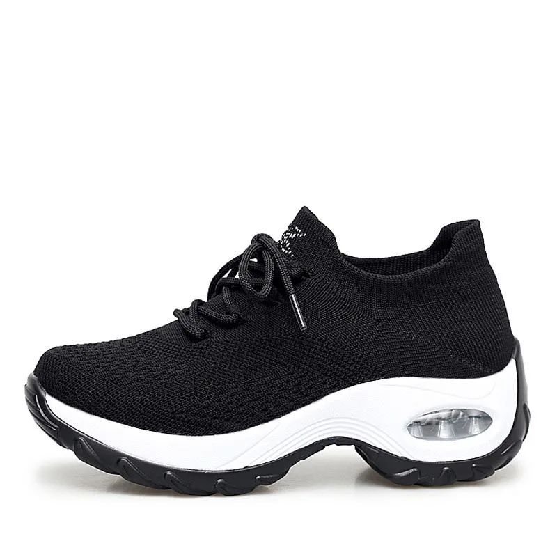 2019 новые весенние кроссовки Женская обувь высокого качества сетчатая на плоской