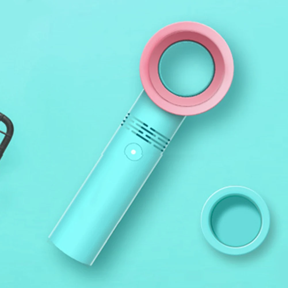 Мини безлопастной вентилятор Usb Bladeless охлаждения рук тихий Перезаряжаемые