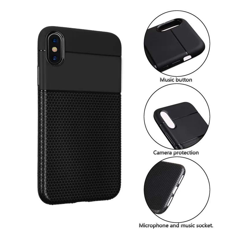 Case For iphone 9 Plus Cover Bumper Soft Thin 9+Shockproof Phone Coque Funda |
