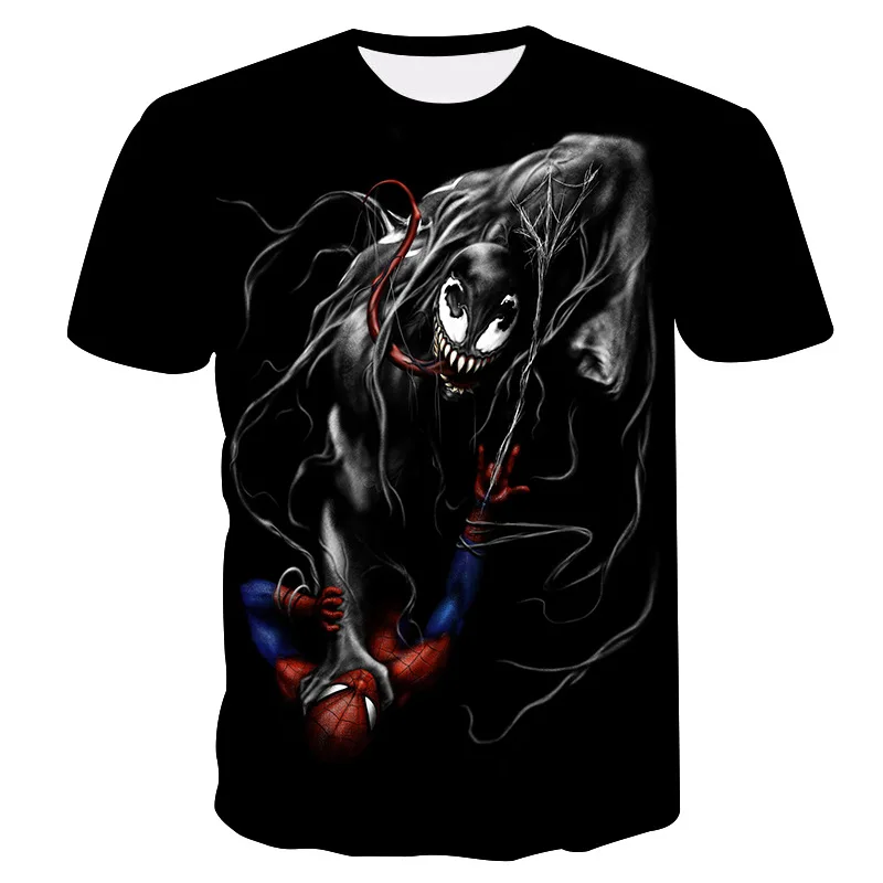 Raglan Sleeve Venom Printed T shirts Men Compression Shirts Summer NEW Cosplay Crossfit Tops For Male Fitness Clothing | Тематическая