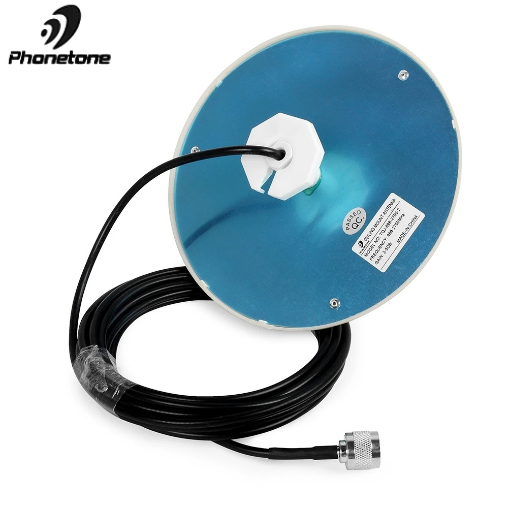 GSM/3g/LTE внутренняя Omni потолочная антенна 850~ 2500MHz 5dBi Внутренняя антенна с SMA штекерным разъемом для усилителя сигнала с кабелем 5 м