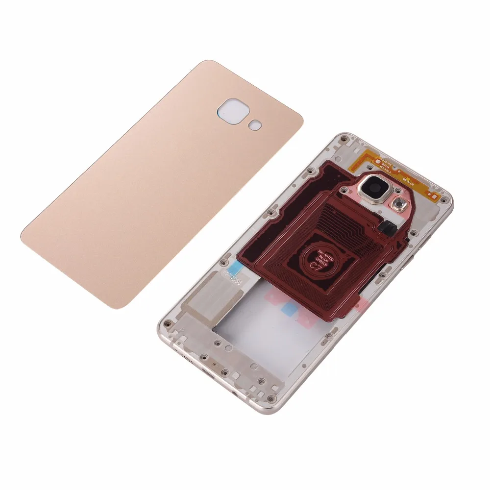 

For Samsung A5 2016 A510 A510F Full Housing Metal Middle Frame Back Glass Battery Cover