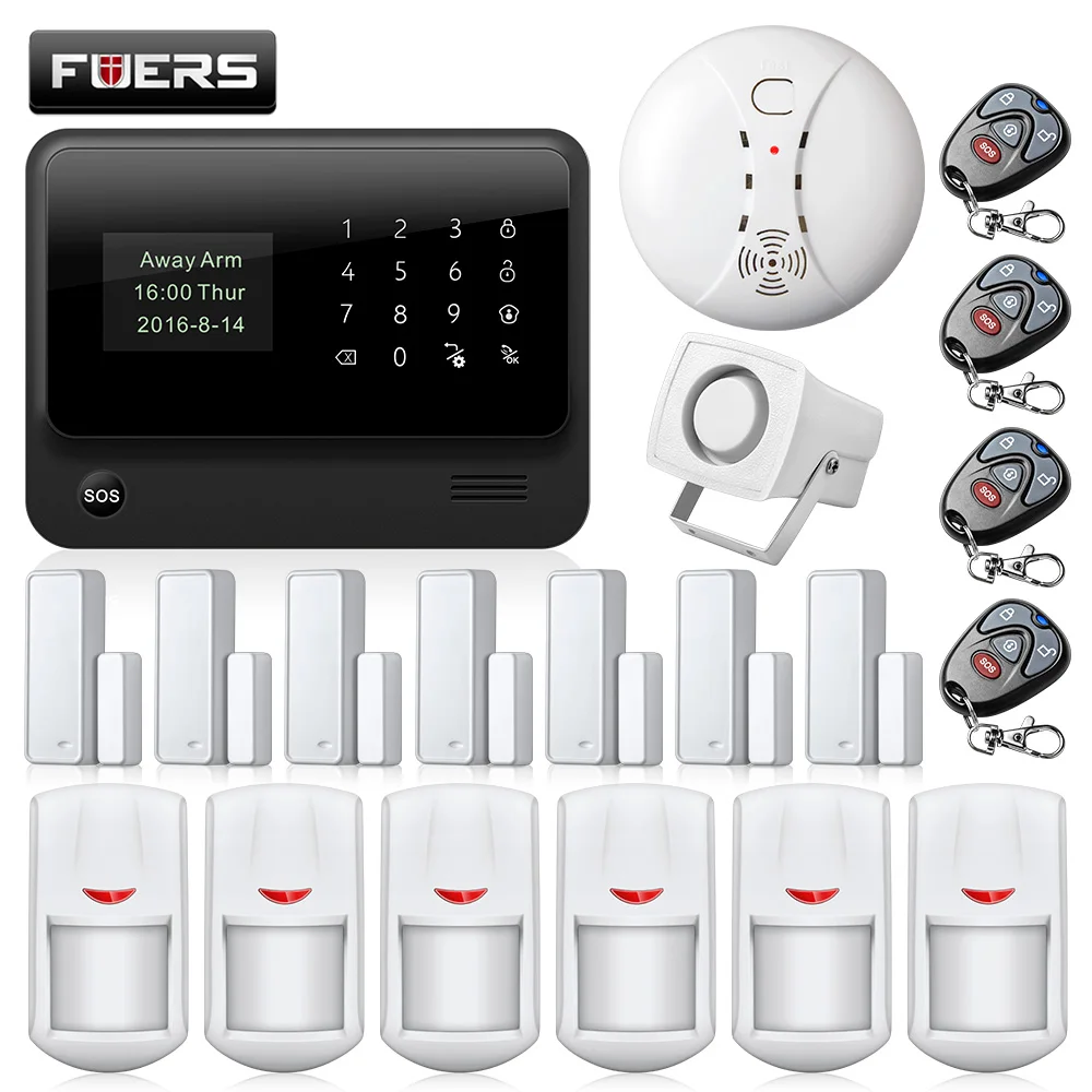 Система сигнализации FUERS G90B Plus беспроводная система для дома сада 7 дверей окон