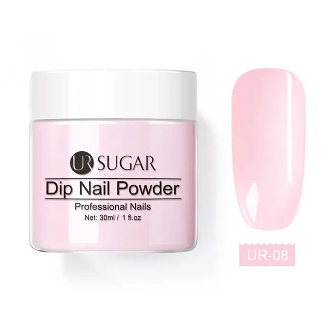 UR-08 Ur Sugar 30 мл окунания порошки для ногтей голографический Блестящий Порошок для ногтей Система окунания порошка украшение натуральный сухой без лампы - Цвет: UR-08