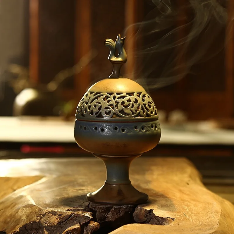 1 шт. Китайская традиционная керамическая курильница Boshan Кадило|ceramic incense burner|incense