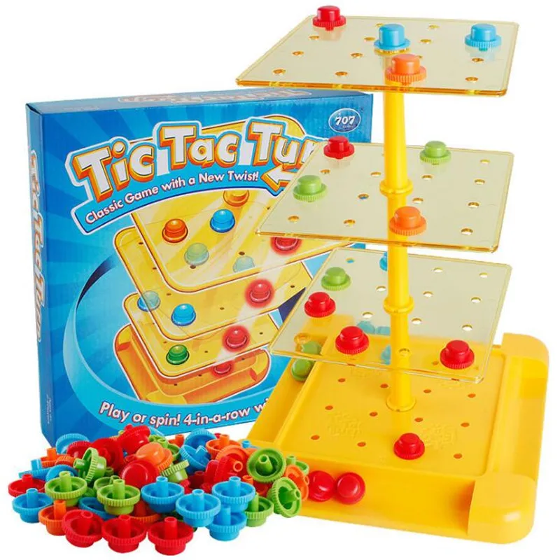 2 4 игрока твист Tic Tac с закругленным носком игры или спина в 1 взаимодействие
