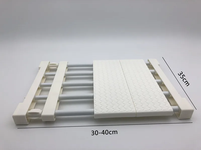 Storage Shelf YS088 Регулируемый шкаф, органайзер для хранения полка настенные комод ручной работы/одежда/Держатели для кухни стойки пластиковый слой/разделители кухня полки - Цвет: Storage Shelf YS088