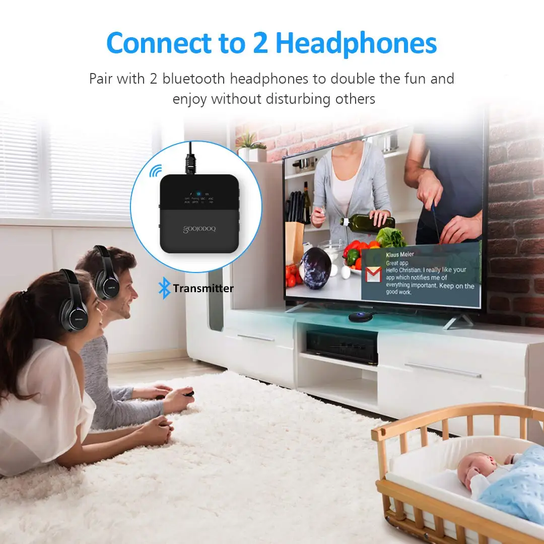 Bluetooth 5 0 передатчик приемник 2 в 1 CSR8675 APTX HD LL адаптер RCA/SPDIF/3 мм Aux разъем для