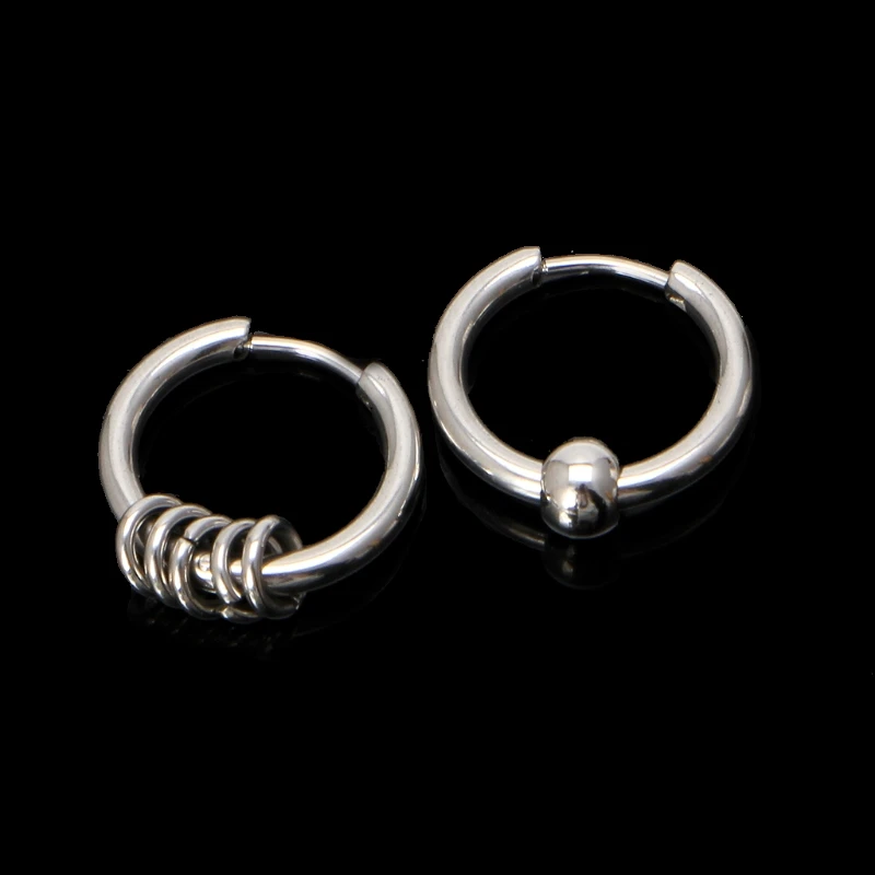 Серьги кольца из титановой стали 8 мм 20 хрящевая спираль серьги для