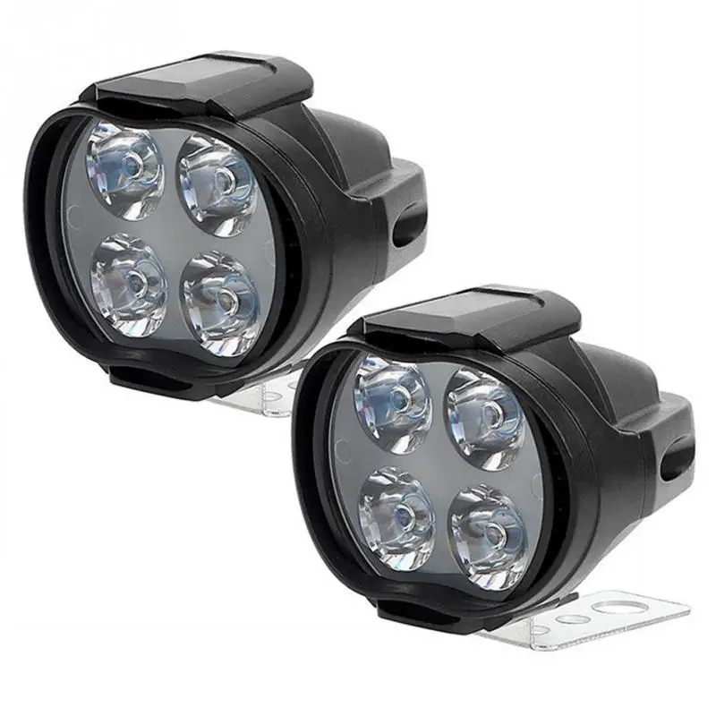 4 Led Автомобильная передняя фара пластиковая модная Передняя аксессуары светодиодный светильник для мотоцикла вспомогательный Тюнинг автомобиля универсальный