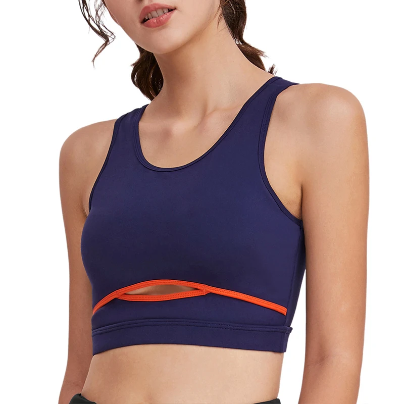 Сетчатое бикини для фитнеса спортивный бюстгальтер Midriff топ из кусков спортивная