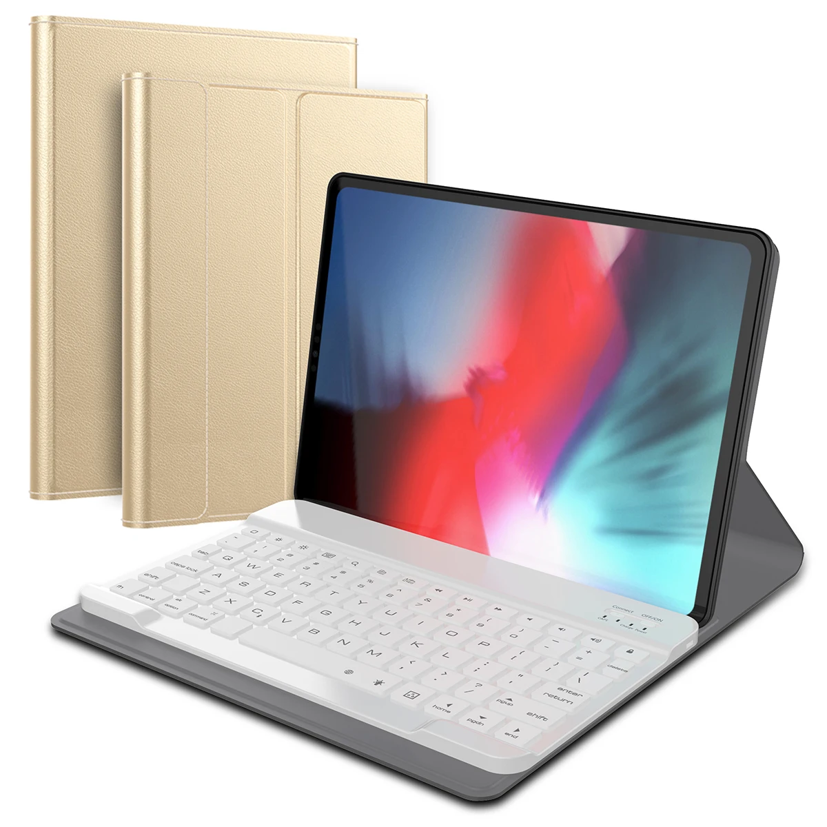 Для iPad Pro 11 дюймов чехол для планшета Беспроводная Клавиатура США съемная из искусственной кожи клавиатуры для планшетов Чехол для iPad Pro 11
