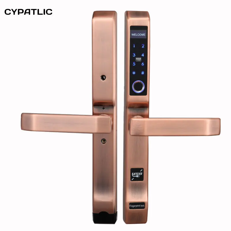 CYPATLIC JCF3372 биометрический электронный дверной замок отпечатков пальцев умный