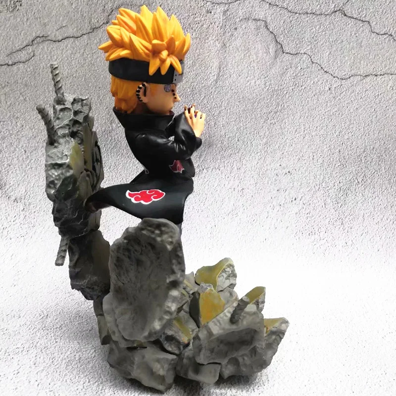 Аниме Naruto Akatsuki Nagato Pain Chibaku Tensei фигурка ПВХ Коллекционная модель игрушки|Игровые