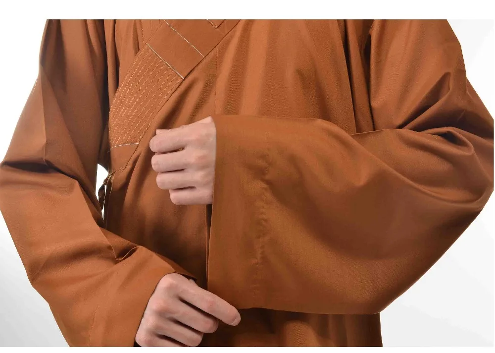 Унисекс Lohan arhat костюмы униформы буддистские монахи дзен шаолин кунг-фу Роба