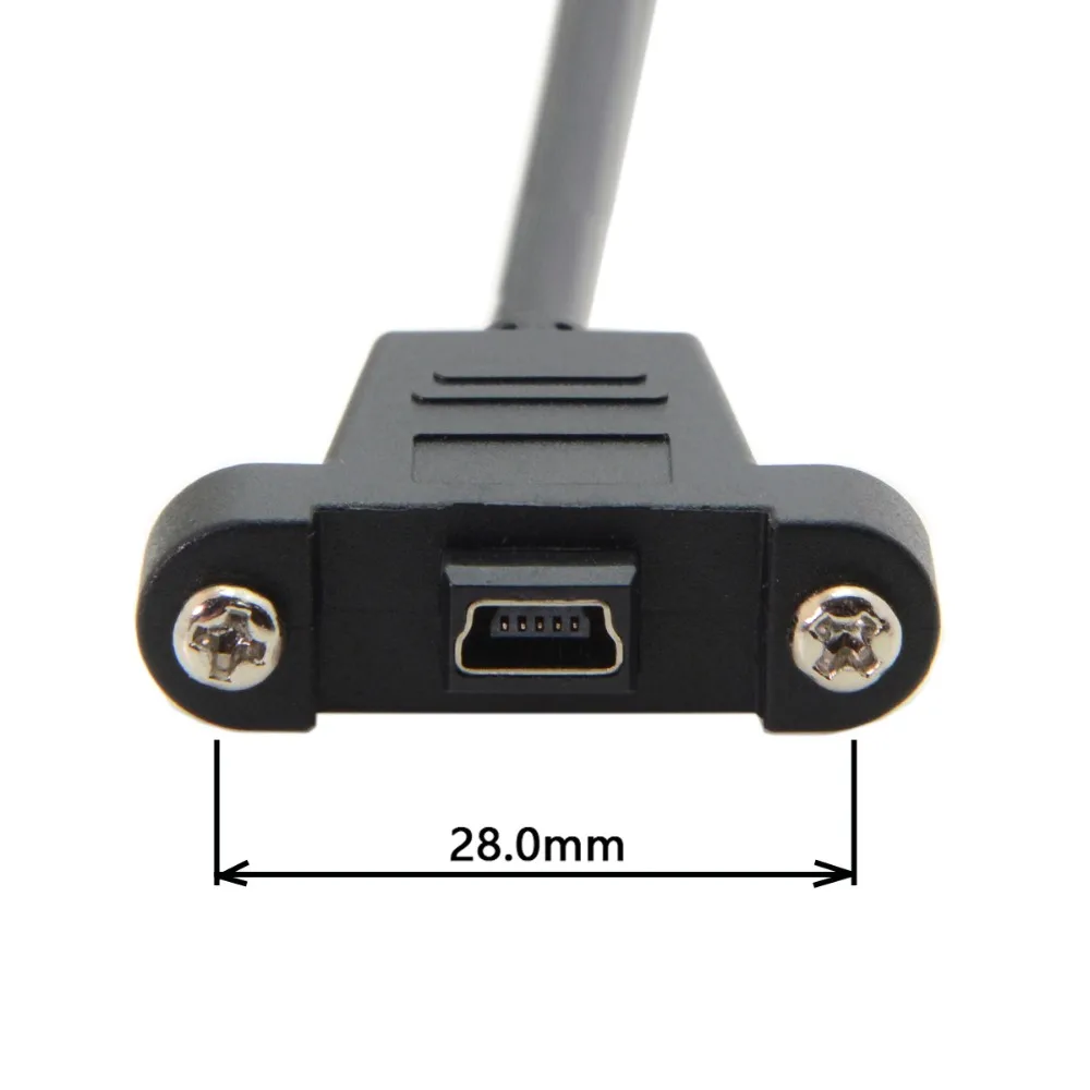 Микро-USB 3. 0 5pin и мини-USB мини USB 2 штекер-гнездо адаптер кабель 30 см 50 3 м 5 с панельным