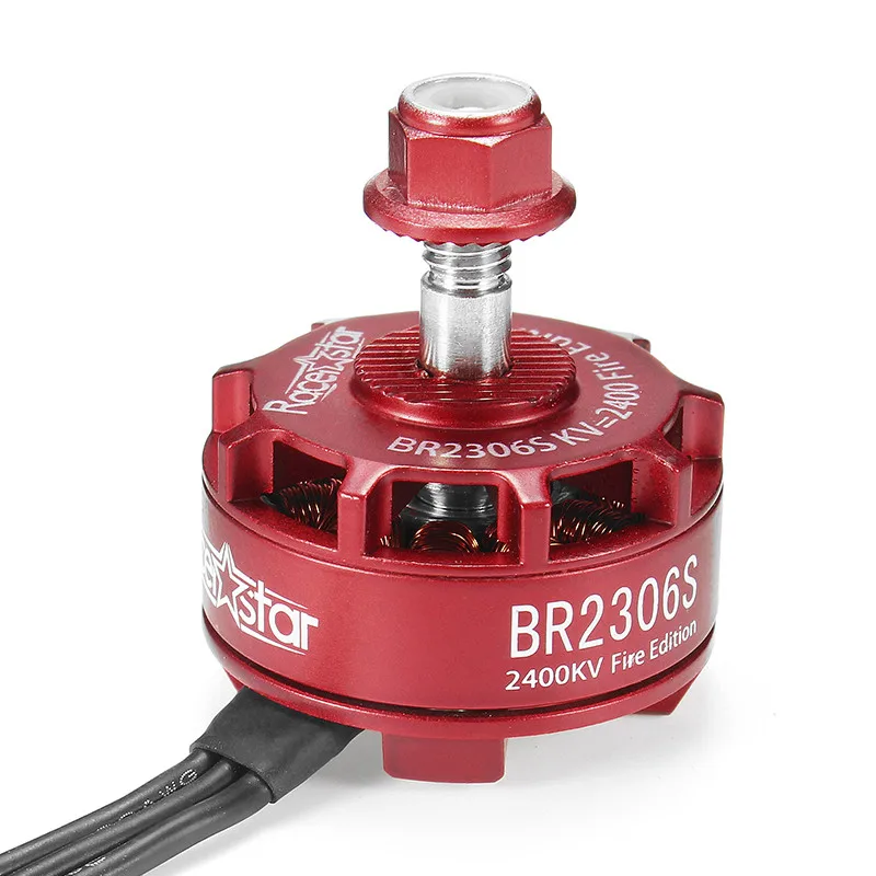 Racerstar 2306 BR2306S Fire Edition 2400KV 2 4S бесщеточный мотор красный для X210 X220 250 300 Гоночная рама