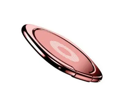 Rose gold Универсальный вращающийся держатель для мобильного телефона для iphone X 8 7 samsung S8 универсальная ручка металлический держатель для мобильного телефона - Цвет: Rose gold