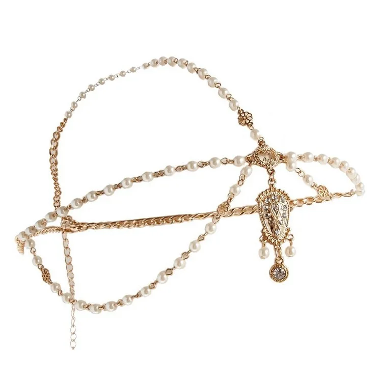 Для волос для женщин головы украшения повязки на голову мода бисером | Украшения