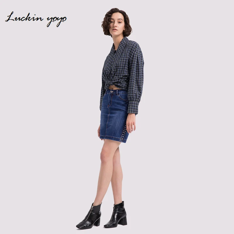 джинсовые короткие юбки больших размеров Сексуальная мини юбка шикарная тонкая