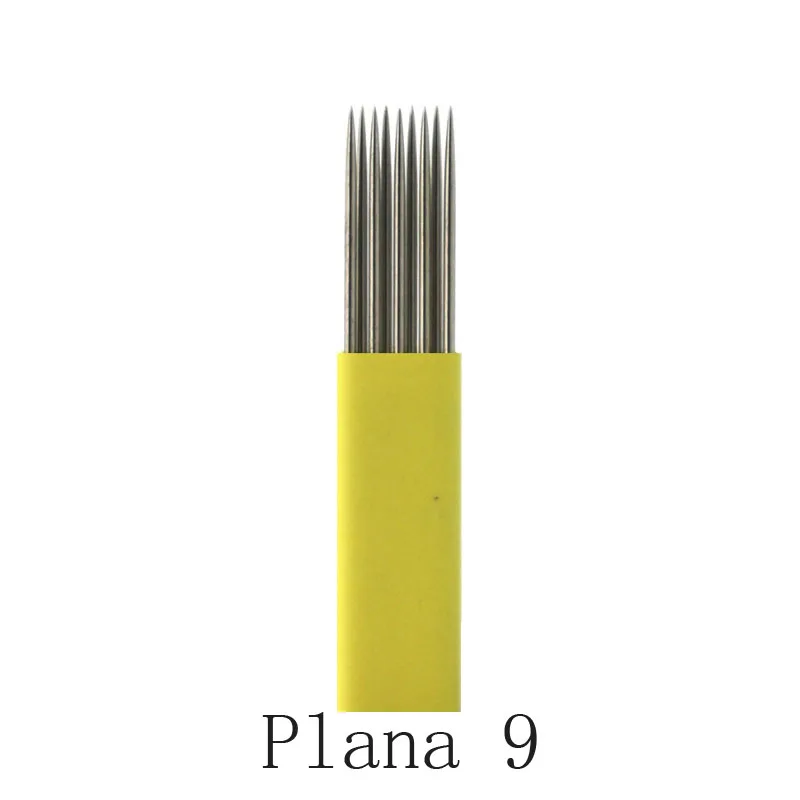 Laminas Para Tebori двойная линия Plana 9/15/17/19/21 и 15U/17U/19U/21U Microbladeing для перманентного макияжа