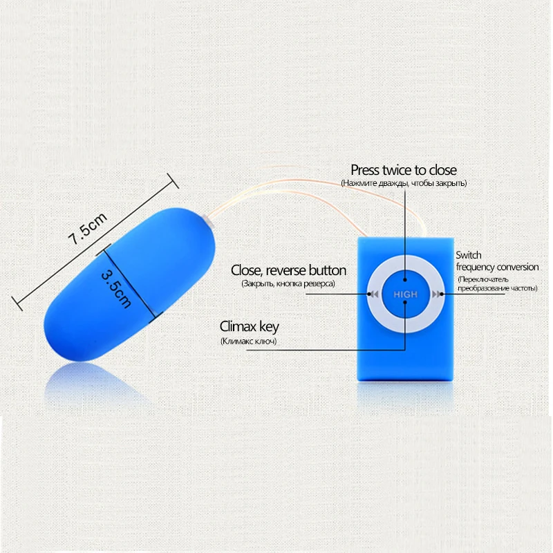 Дистанционное управление Вибратор Беспроводной MP3 шарики для секса вибрирующее