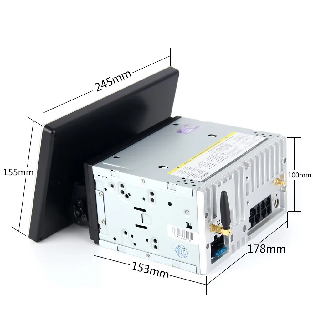 2 Din 1 2 Din Автомобильный Радио gps Android 9,0 DSP универсальный стерео 2.5D 10," дюймовый сенсорный ips экран gps навигационная система Мультимедиа PX6 - Цвет: 2 Din