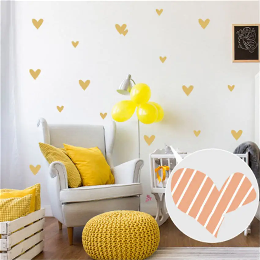 DIY мультфильм стикер на стены любовь детская комната Домашний декор Аппликация