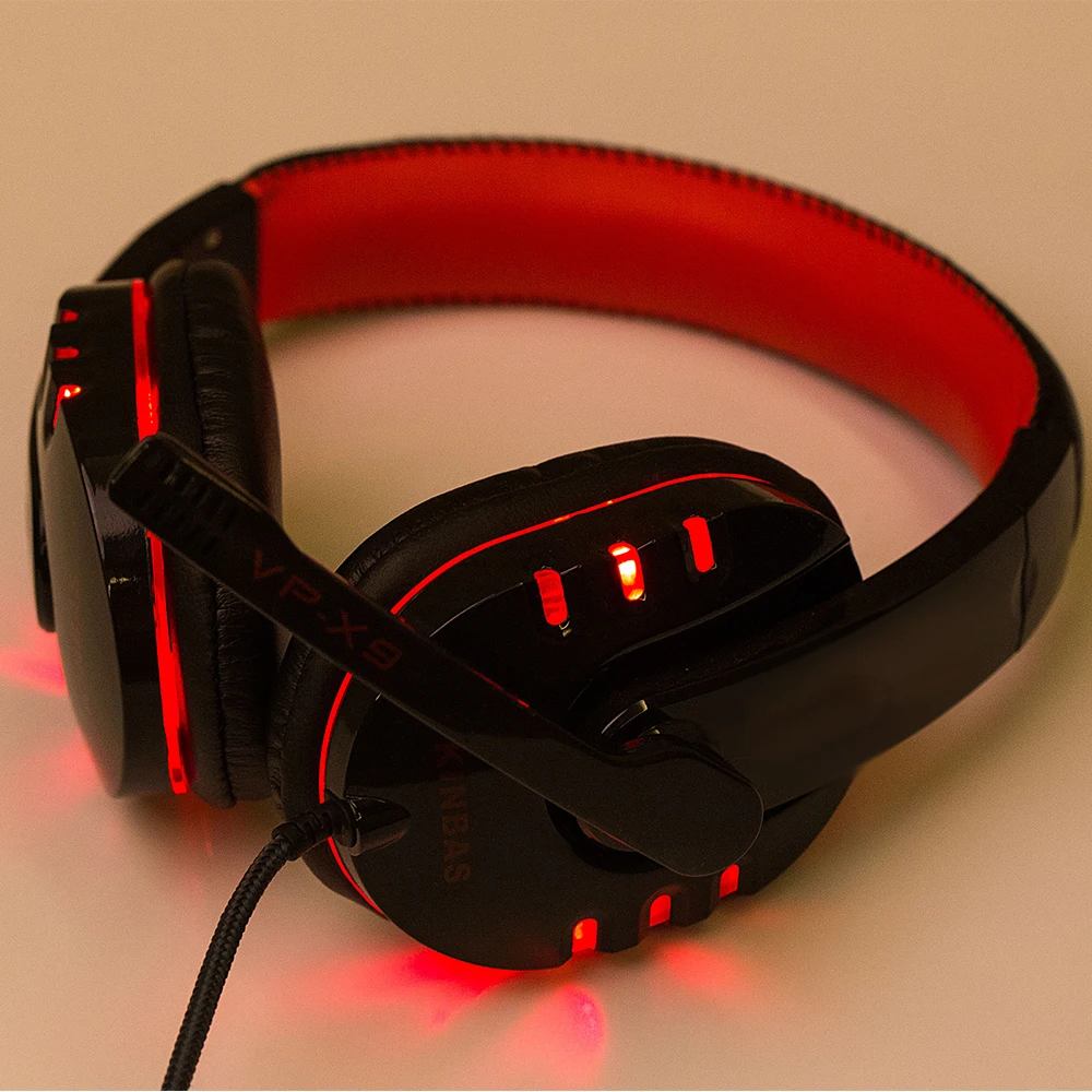 Soyto SY733MV оригинальные Проводные Игровые наушники светодиодный светильник стерео