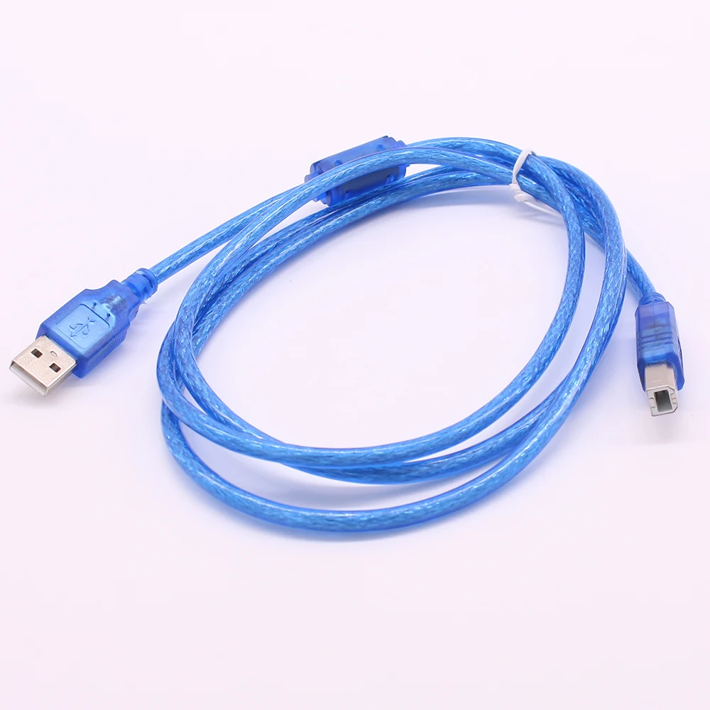 Удлинительный кабель для принтера 10 шт./лот тип А штекер в USB 2 0 прозрачный