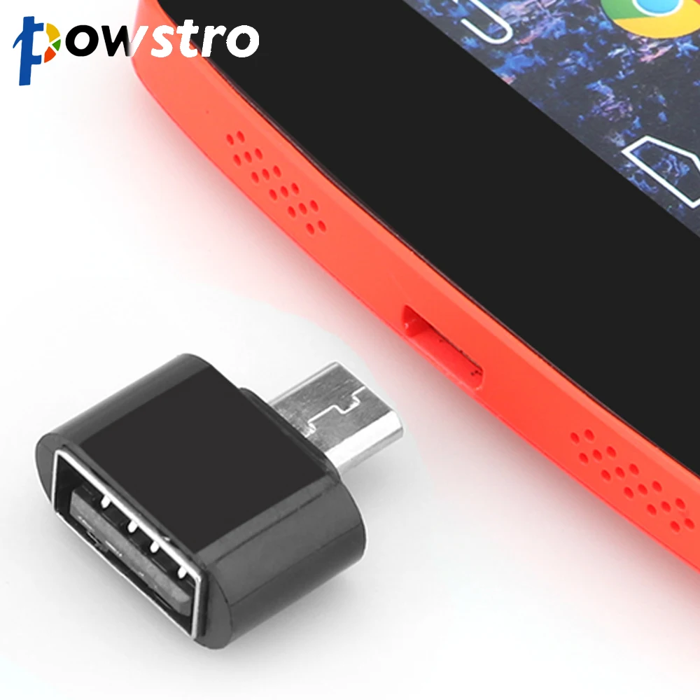 POWSTRO Mini OTG кабель USB адаптер Micro конвертер Type C в для планшетных ПК Android|Переходники