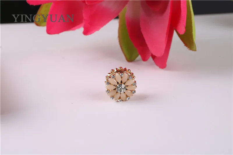 XT149 цветок моды хиджаб магнит брошь горный хрусталь сильнее прекрасный брохес