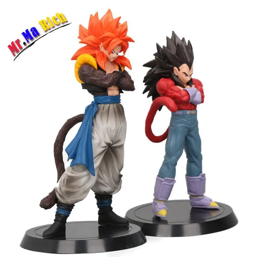 18 20 см Super Saiyan 4 Son Goku Vegeta Gogeta экшн ПВХ фигурка Dragon Ball Z Gt Giocattoli Collezione Modello Bambole|super saiyan