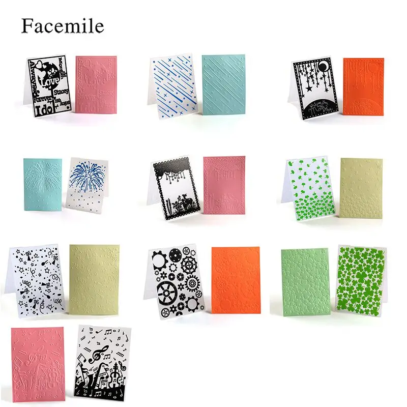 Facemile 1 шт. пластиковая папка для тиснения подарков скрапбукинга фотоальбом