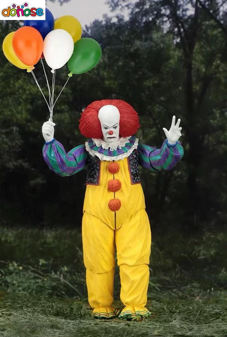 Neca Toys Figure The Movie IT Pennywise 1990 Stephen King's It Clown Model Collection Decor For Halloween Decoration Horro Gift | Игрушки