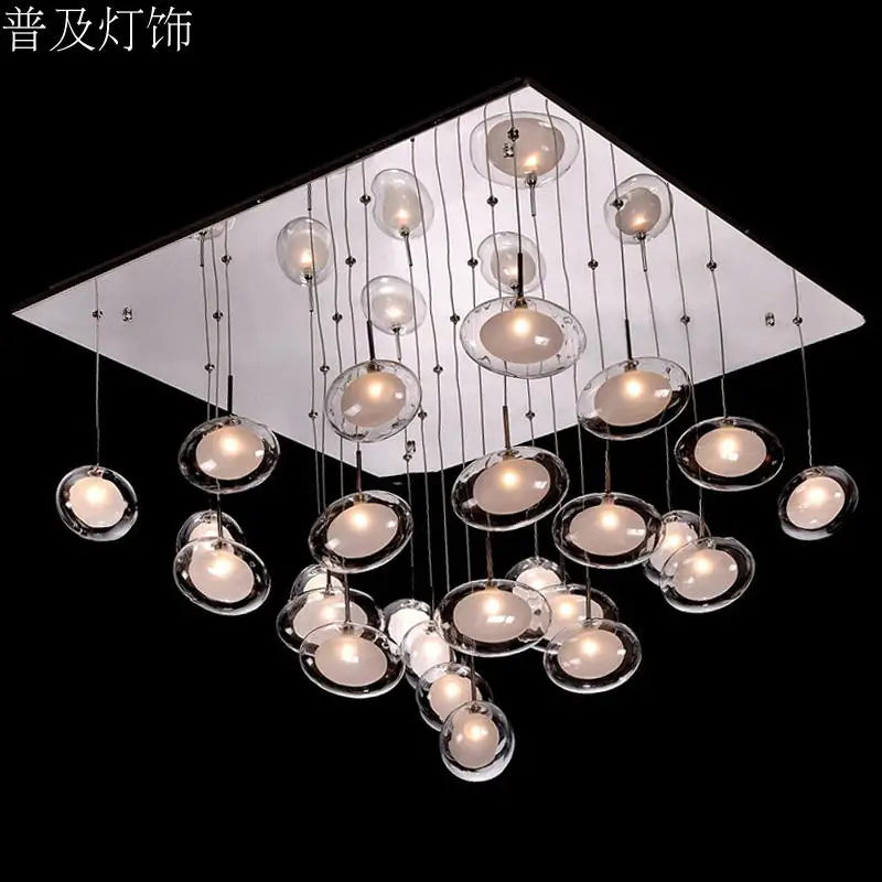 Скандинавские простые ресторанные люстры современное искусство лампа для