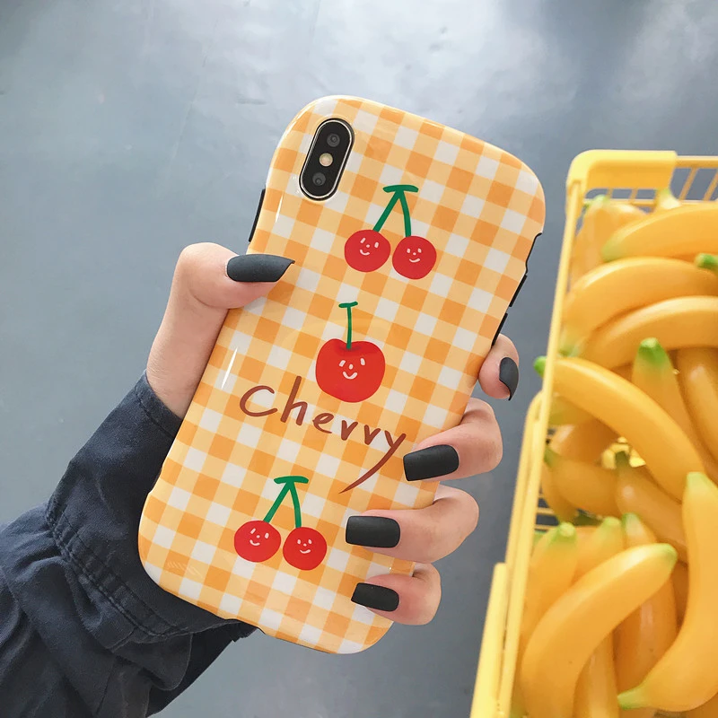 Для Iphone 6 7 8 S Plus X XR XS XSMAX Прекрасный Вишневый Дизайн чехол для мобильного телефона