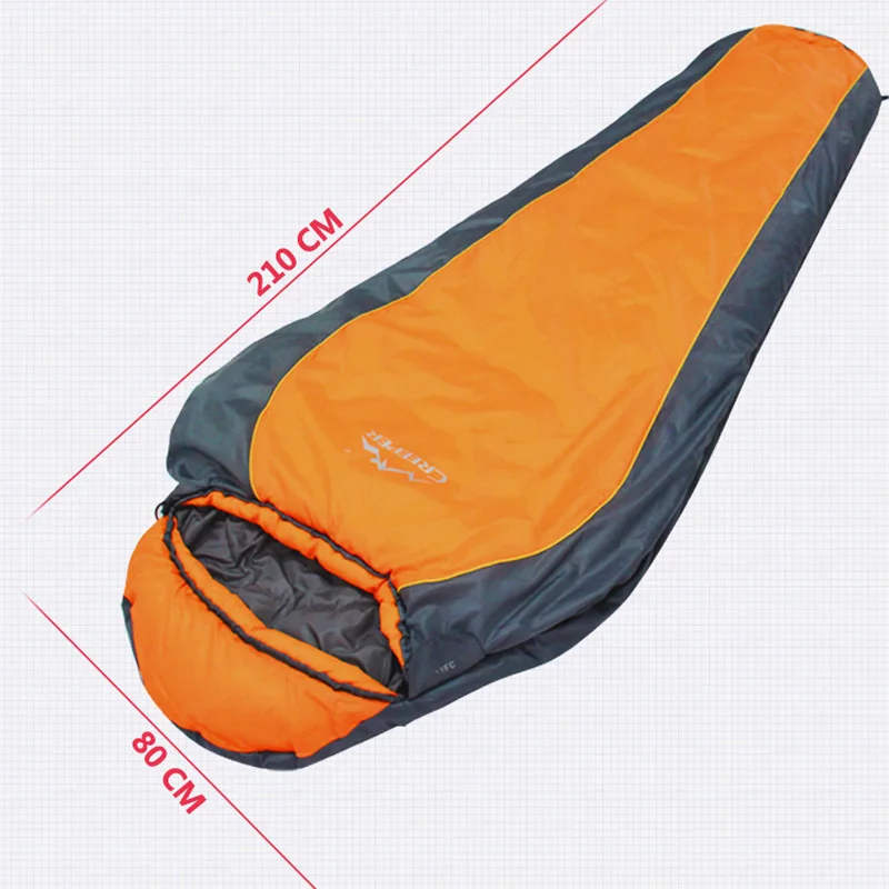 Creper водонепроницаемый хлопок спальный мешок 3 сезона Мумия Открытый
