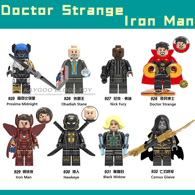 Сделай Сам блоки лего Marvel Железный человек Проксима Полночь iron Monger Ник Фьюри