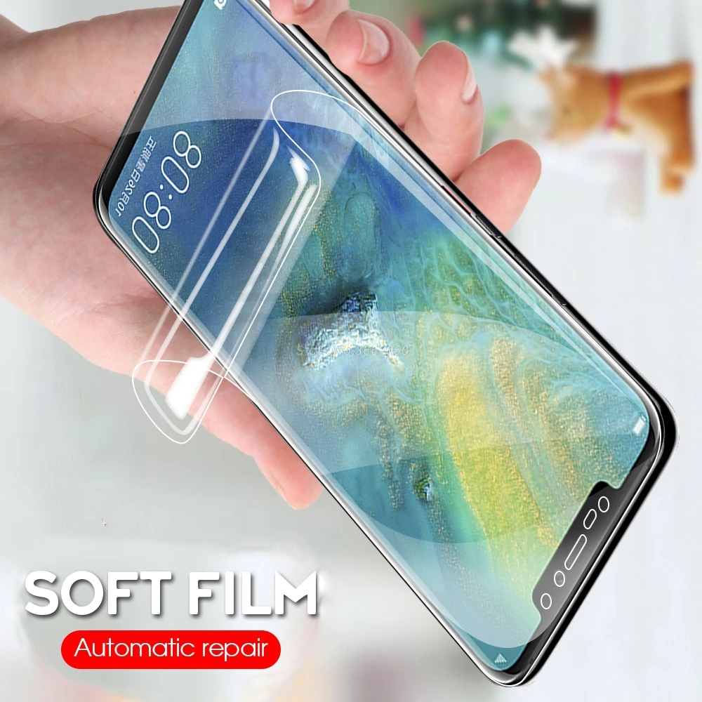 Полное покрытие мягкая Гидрогелевая пленка для Huawei Honor 20 9X Pro 10 Lite V20 Защитная