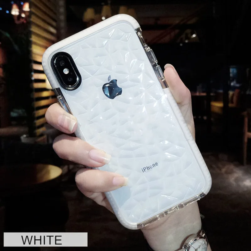 White iP XS Max Myriann высококачественный Гибридный противоударный прозрачный мягкий силиконовый защитный чехол для iPhone XR/XS MAX - Цвет: White iP XS Max