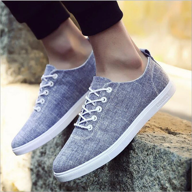 2018 Spring and Autumn new comfortable wearable canvas wild running shoes men's sports free shipping#8 | Спорт и развлечения
