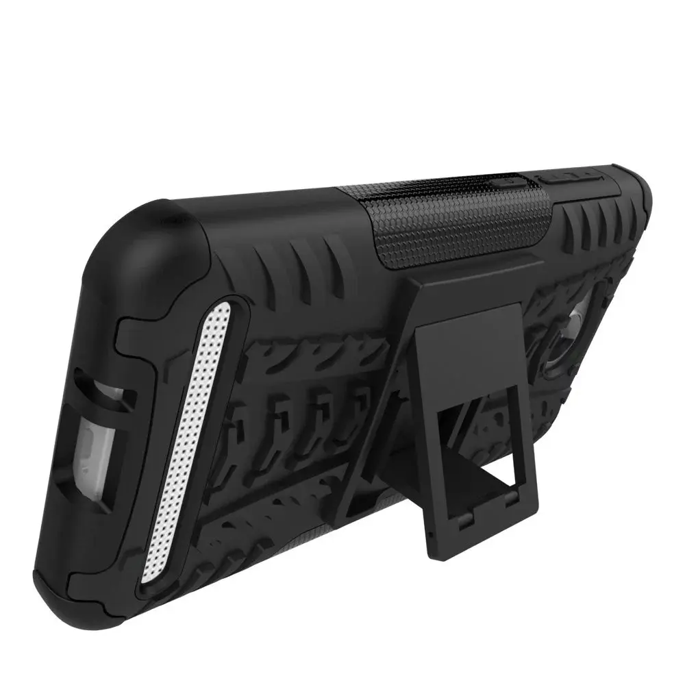 Tire Style Tough Rugged Dual Layer Hybrid Hard KickStand Duty Armor Case for Huawei Y3 II / 2 Phone Cover |